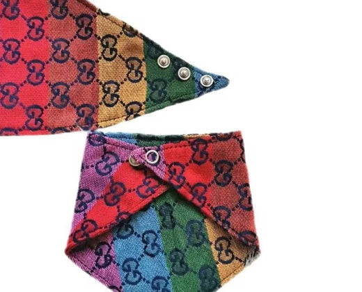 Luxury Pucci Dog Bandanna