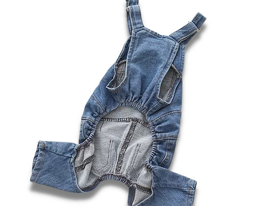 Denim Dog Overalls
