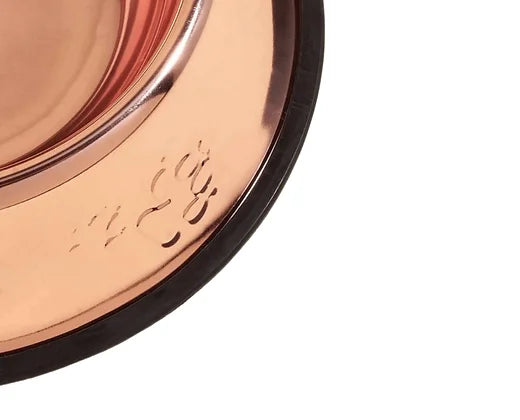 Rose Gold Dog Bowl