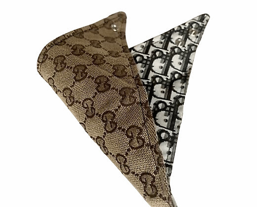 Luxury Double-Sided Designer Dog Bandanna