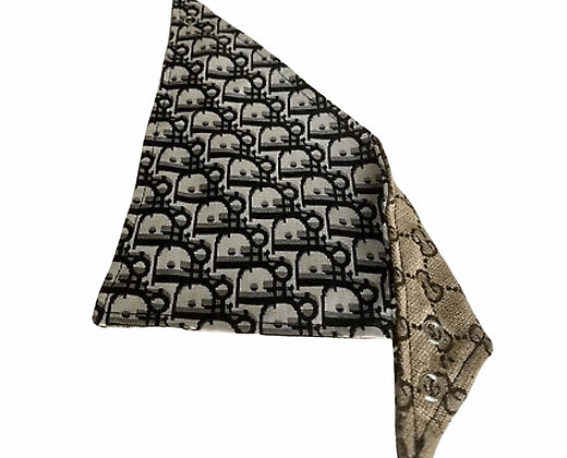 Luxury Double-Sided Designer Dog Bandanna