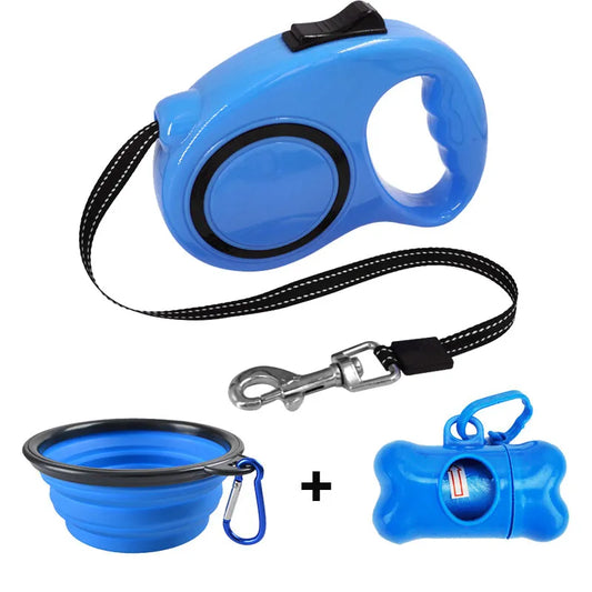 Retractable Dog Leash Set