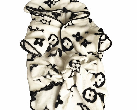 Louis Pawtton Luxury Dog Robe