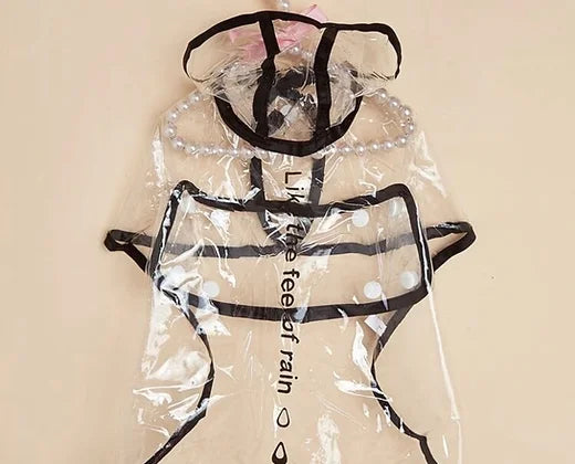 Clear Dog Raincoat