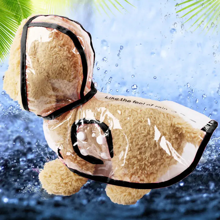 Clear Dog Raincoat