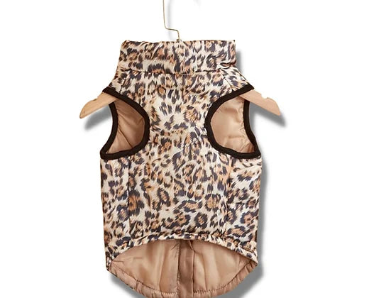 Cheetah Dog Bomber Vest