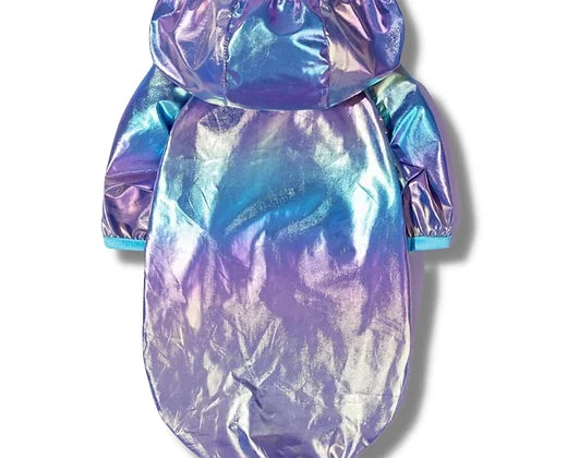 Shimmery Dog Raincoat
